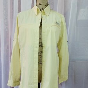 Columbia Sportswear Yellow Women's Medium Top